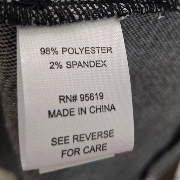 Fever* Vest with Black & White Herringbone Pattern* Size: L - Picture 8 of 8